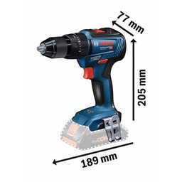Perceuse à percussion 18V (2x2,0 Ah) avec accessoires - BOSCH GSB18V-55_63ACCBOSCH