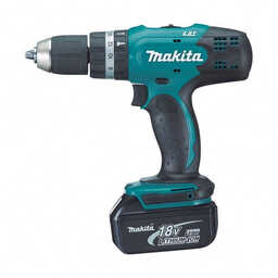 Perceuse à percussion 18V (2x1,5 Ah) dans un coffret avec accessoires - MAKITA DHP453SYX1