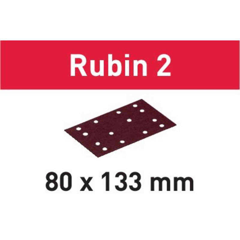 Lot 50 Abrasifs Festool Rubin 2 STF V93/6 P80 – Grain 80 Pour Bois – Qualité Premium StickFix