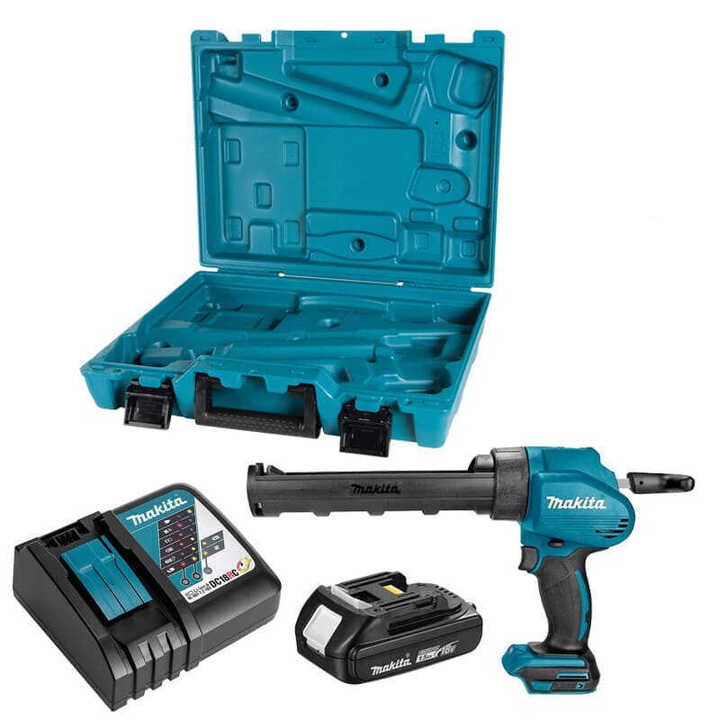 Pistolet à mastic 18V LXT (1x1,5 Ah) MAKITA DCG180RY