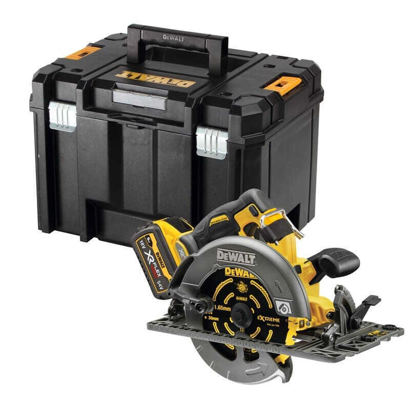 DeWalt DWE550-QS Scie Circulaire 1200W - Profondeur 55mm Compacte Et Puissante