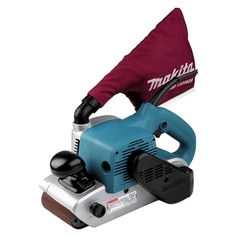 Ponceuse à Bande Makita 940W | 100x610mm | Aspiration Intégrée | Désoxydation & Ponçage Intensif