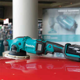 Polisseuse 18V Li-Ion (2x5,0 Ah) moteur Brushless MAKITA DPO600RTE
