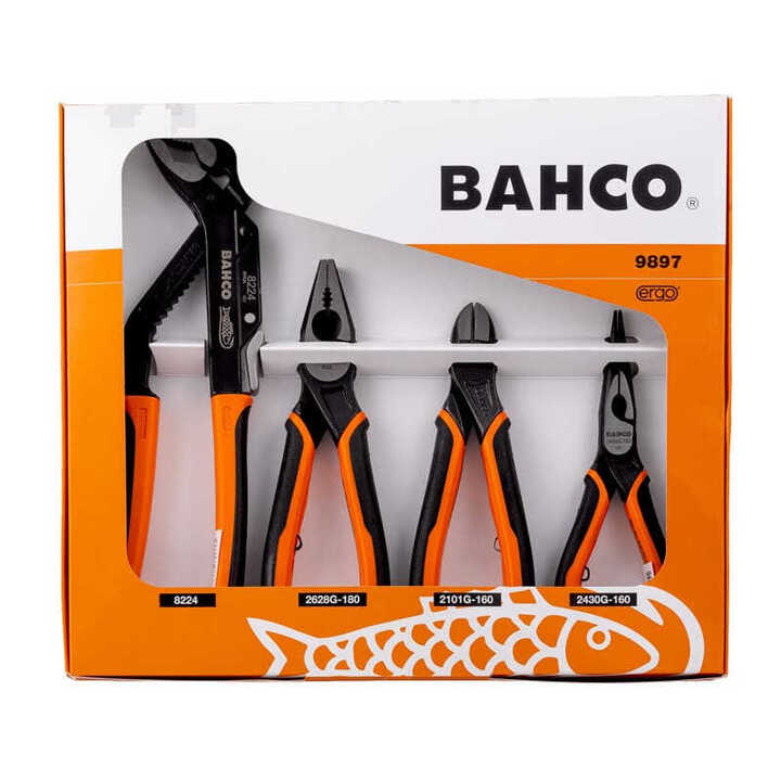 Coffret de pinces et tenailles tous usages Bahco ERGO™ 9897