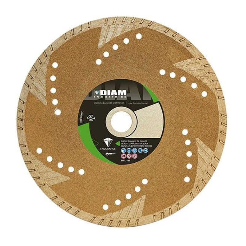 Disque Diamond Disque diamant flasque déportée Ø230 mm - DIAM INDUSTRIES TS80230/22FD