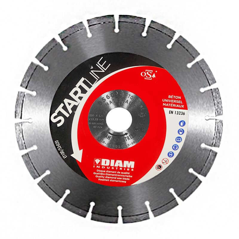 Disque Diamond Disque diamant Ø125 mm - DIAM INDUSTRIES BS60125/22