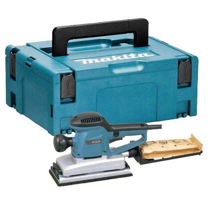 Ponceuse Vibrante Constructor 330W - Vitesse Variable 6000-11000 Tr/min - Bac à Poussière - Poignée Soft Grip