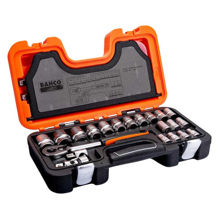 Assortiment de 24 douilles 1/2'' BAHCO S240