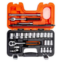 Assortiment de 24 douilles 1/2'' BAHCO S240