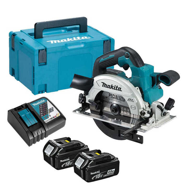 Scie circulaire 18V LXT Ø165 mm (2x5,0 Ah) en MAKPAC MAKITA DHS660RTJ