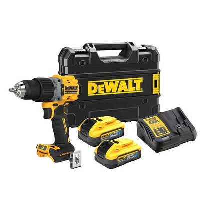 Perceuse visseuse à percussion XR 18V (2x 5.0 ah) dans coffret T-STAK - DEWALT DCD805H2T-QW