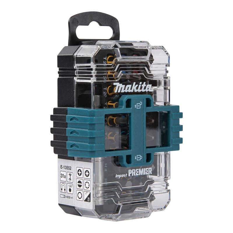 Outils Makita Jeu D'embouts De Vissage MAKITA Impact Premier E-13552 - 31 Pièces Embout Visseuse Aimanté
