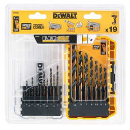 Coffret de forets cylindriques Black&Gold (19 pcs) DEWALT DT70728