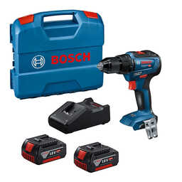 Perceuse visseuse 18V (2x4.0 Ah) GSB18V-55 - BOSCH 0615990L7C
