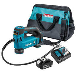 Gonfleur 18V dans un sac + chargeur + 1X5.0Ah - MAKITA DLXCBO057