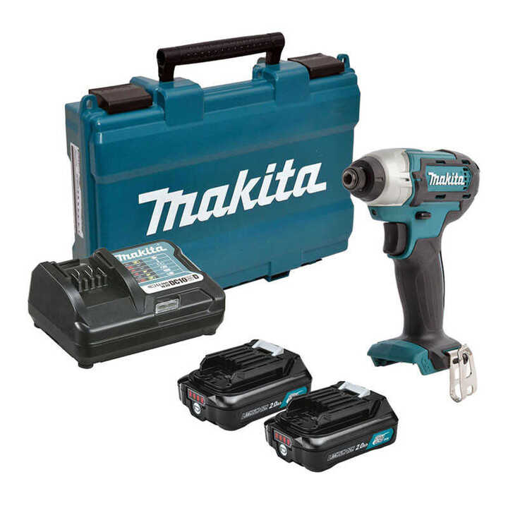 Makita BL1021B Batterie 12V CXT Li-Ion 2.0 Ah – Indicateur De Charge, Compatible Outils Sans Fil Makita