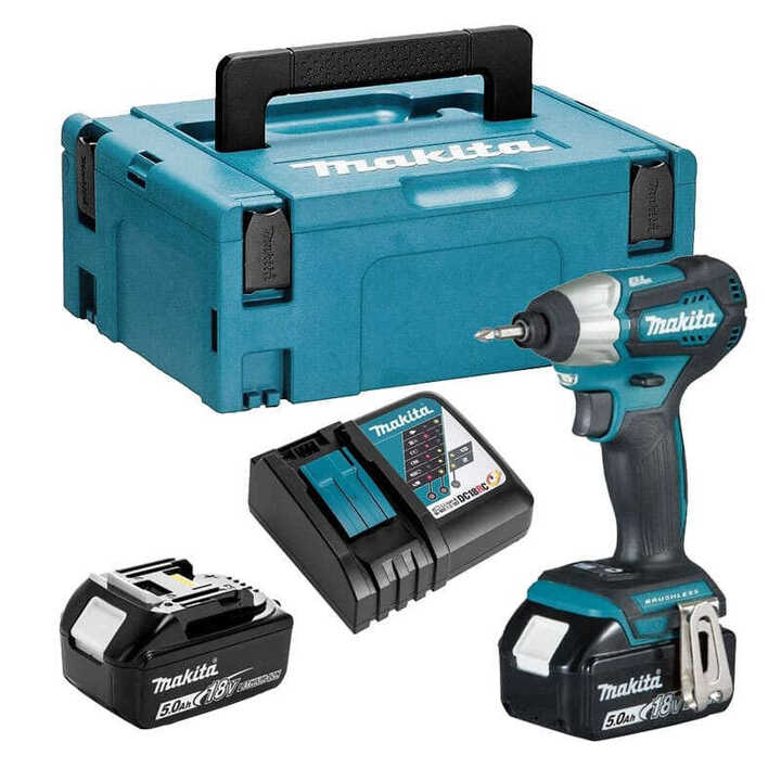 Visseuse à chocs 18V Li-Ion LXT 140Nm (2x5,0 Ah) en MAKPAC MAKITA DTD155RTJ