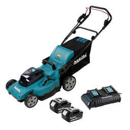 Tondeuse à batterie 36 LXT (2x5,0 Ah) 48 cm chargeur DC18SH - MAKITA DLM480PT2