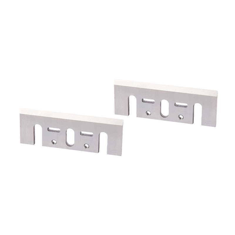 Jeu De 2 Fers De Rabot Makita D-07967 - Carbure Tungstène 82mm - Pour Modèles 1100, 1923B, KP0800, KP0810