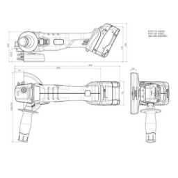 Meuleuse d'angle 18V Ø125 mm (Produit seul) W 18 7-125 dans metabox METABO 602371840