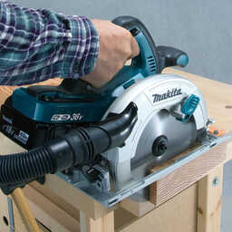 Scie circulaire 36V 190mm (Machine seule) dans coffret Makpac - MAKITA DHS710ZJ