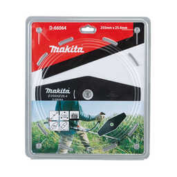 LAME 2 DENTS 255 25,4MM pour débroussailleuse DUR368/369 - MAKITA D-66064