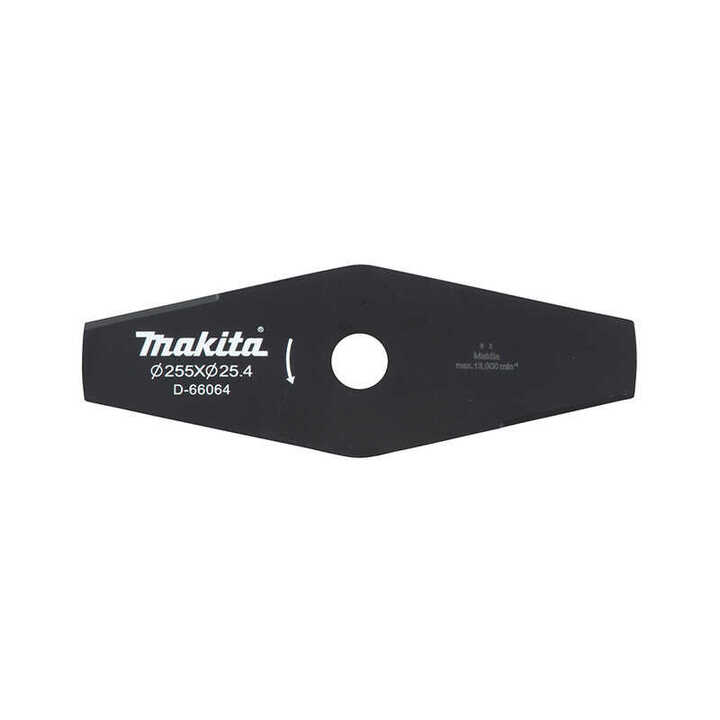 LAME 2 DENTS 255 25,4MM pour débroussailleuse DUR368/369 - MAKITA D-66064