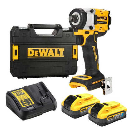 Boulonneuse à chocs 18V XR 1/2" 406 Nm (2x5,0 Ah Powerstack) en TSTAK DEWALT DCF921H2T-XJ