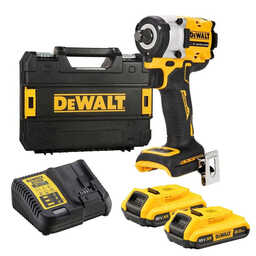 Boulonneuse à chocs 18V XR 1/2" 406 Nm (2x1,7 Ah Powerstack) en TSTAK DEWALT DCF921E2T-QW