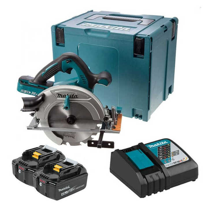 Scie circulaire 36V 190mm (Machine seule) dans coffret Makpac - MAKITA DHS710ZJ
