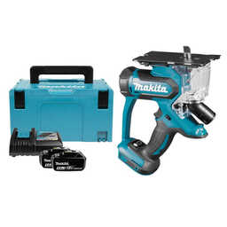 Scie à plaque de plâtre 18V LXT (2x5,0 Ah) en MAKPAC MAKITA DSD180RTJ