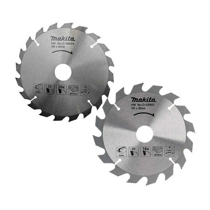 Lames carbure ''Specialized'' Ø136 pour bois  - MAKITA B-33532