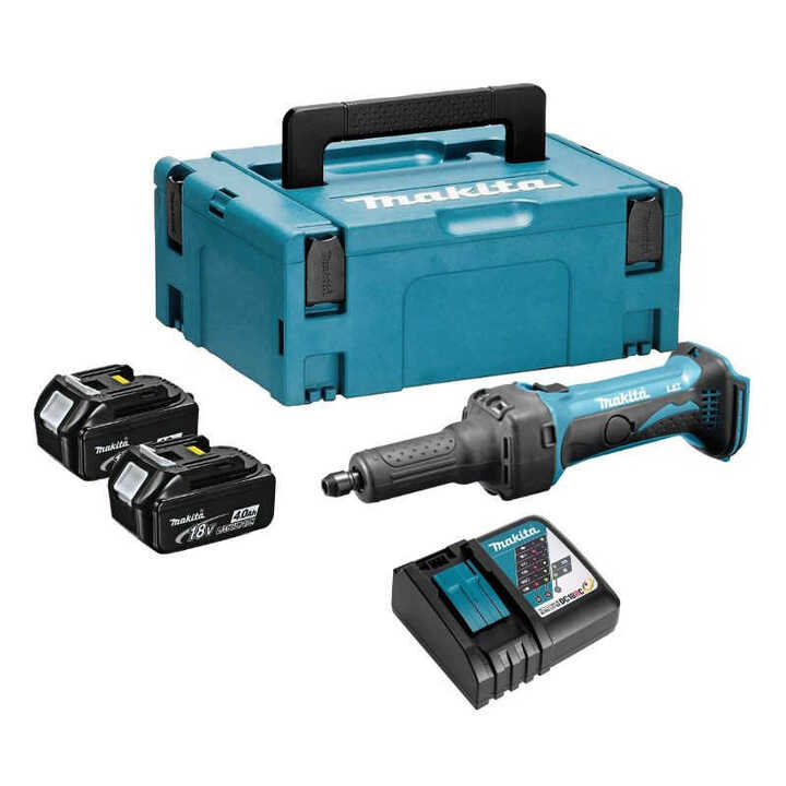 Meuleuse Droite 18V Makita DGD800ZJ - Machine Seule En Coffret MAKPAC - Ponceuse électrique Sans Fil - 9