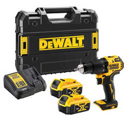 Perceuse à percussion 18V (2x5,0 Ah) en coffret - DEWALT DCD709P2T-QW