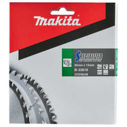 Lames de scie circulaire ''Specialized'' en alliage 85x15mm  - MAKITA B-33819