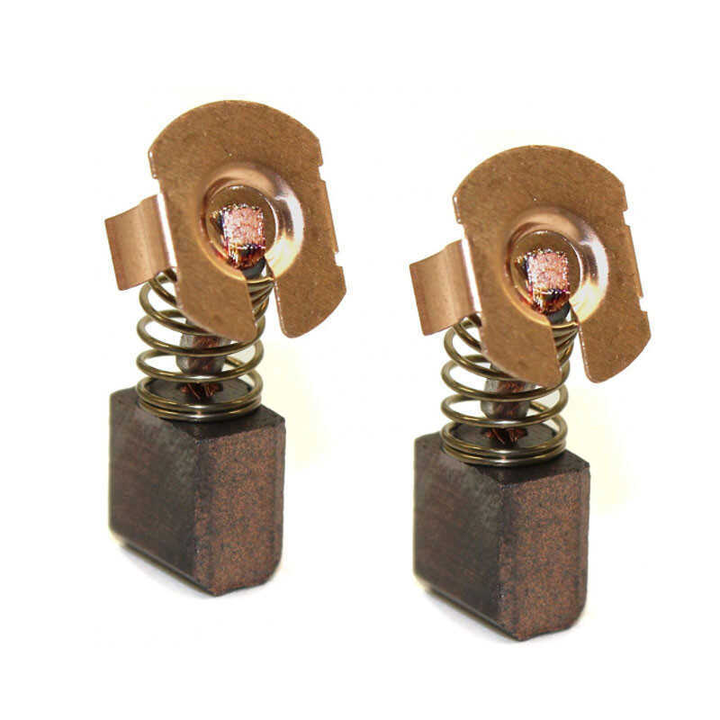 Balais De Charbon CB-440 - Lot De 4 - Pour Perceuse, Meuleuse, Scie Circulaire... - Dimensions 13x10x3 Mm - 12