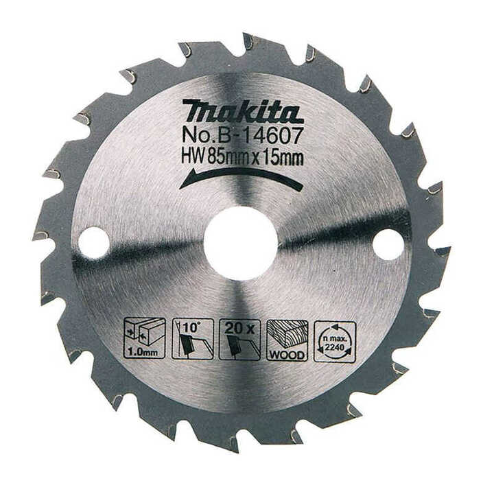 Lame de scie circulaire carbure bois Ø85mm- MAKITA B-14607