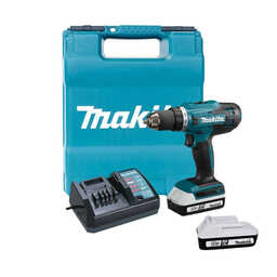 Perceuse-visseuse sans-fil 18V (2x 1.5 Ah) avec mallette - MAKITA DF488D002