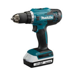Perceuse-visseuse sans-fil 18V (2x 1.5 Ah) avec mallette - MAKITA DF488D002