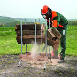 Chevalet de tronçonnage pliable et mobile, charge Max 150 kg - WOLFCRAFT 5121000