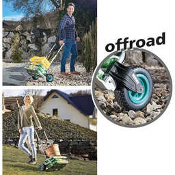 Diable universel pliable TS 850 offroad avec une charge max. de 100 kg - WOLFCRAFT 5503000