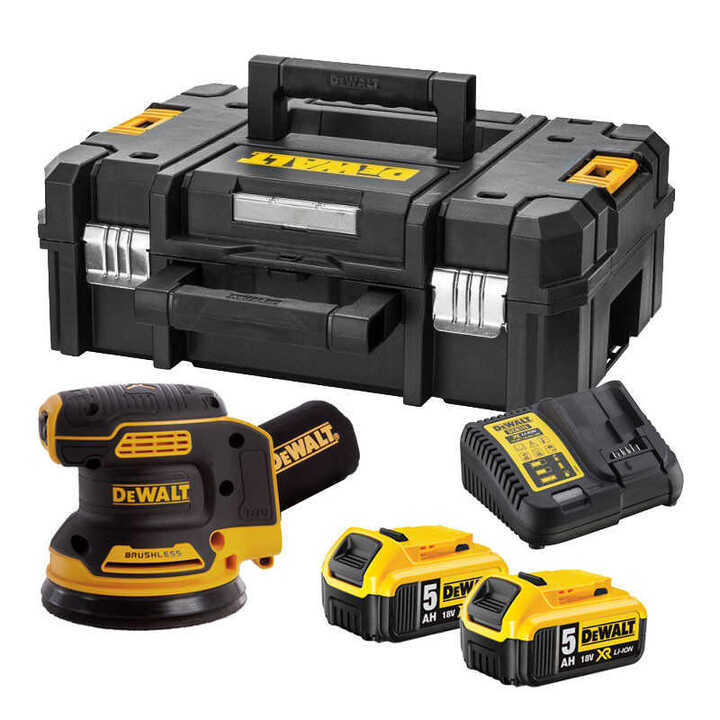Ponceuse excentrique 18V Ø125mm (2x5,0Ah) - DCW210P2-QW