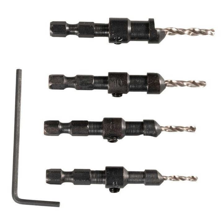 Jeu de fraise avec forets 4 pcs - MAKITA D-73455