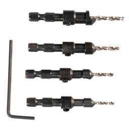 Jeu de fraise avec forets 4 pcs - MAKITA D-73455