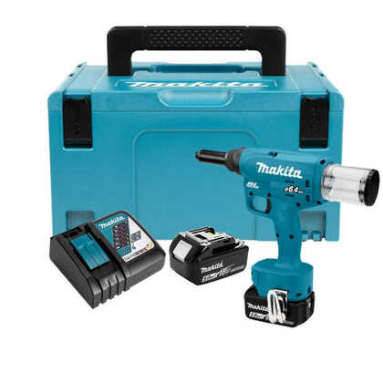 Riveteuse Makita 18V Sans Batterie - Modèle DRV150ZJ - Pour Rivets Jusqu'à 4,8 Mm - Outil Professionnel Puissant Et Léger