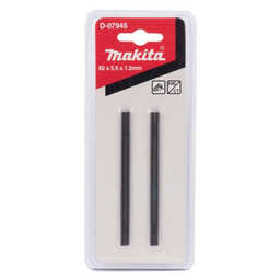 Jeux de plaquettes réversibles 82 mm pour rabots - MAKITA D-07945