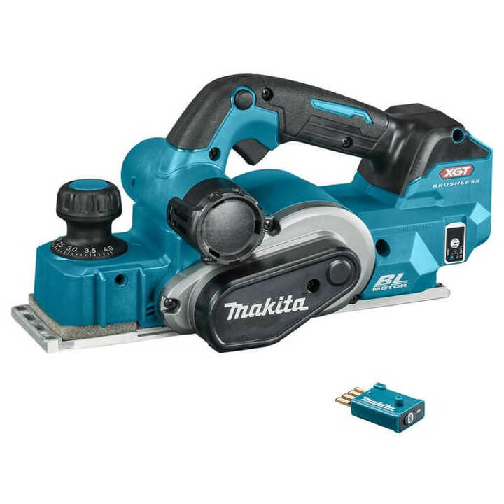 Rabot 40V XGT Max 82mm (Solo) avec émetteur AWS - MAKITA KP001GZ01