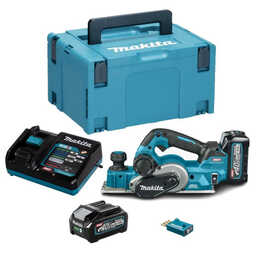Rabot 40V XGT Max 82mm (Solo) avec émetteur AWS - MAKITA KP001GZ01