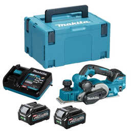 Rabot 40V XGT Max 82mm (Solo) avec émetteur AWS - MAKITA KP001GZ01