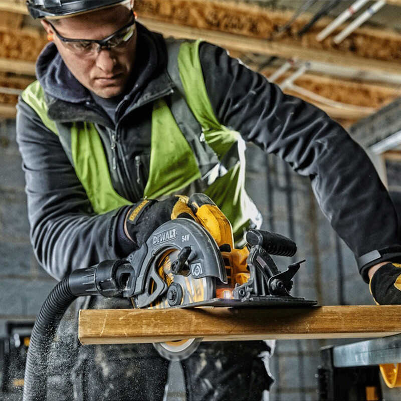 DeWalt DCS576N-XJ Scie Circulaire XR FLEXVOLT 54V - Sans Chargeur Ni Batterie - Outil Pro Puissant